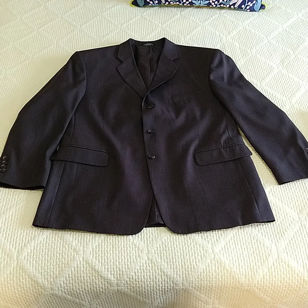 Vintage J. Ferrar Suit Dark Brown 44S